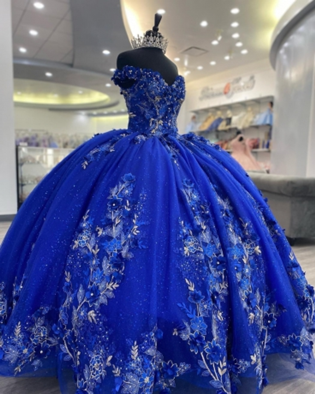 royal blue quince dress